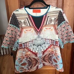 Neoprene clover canyon shirt size small